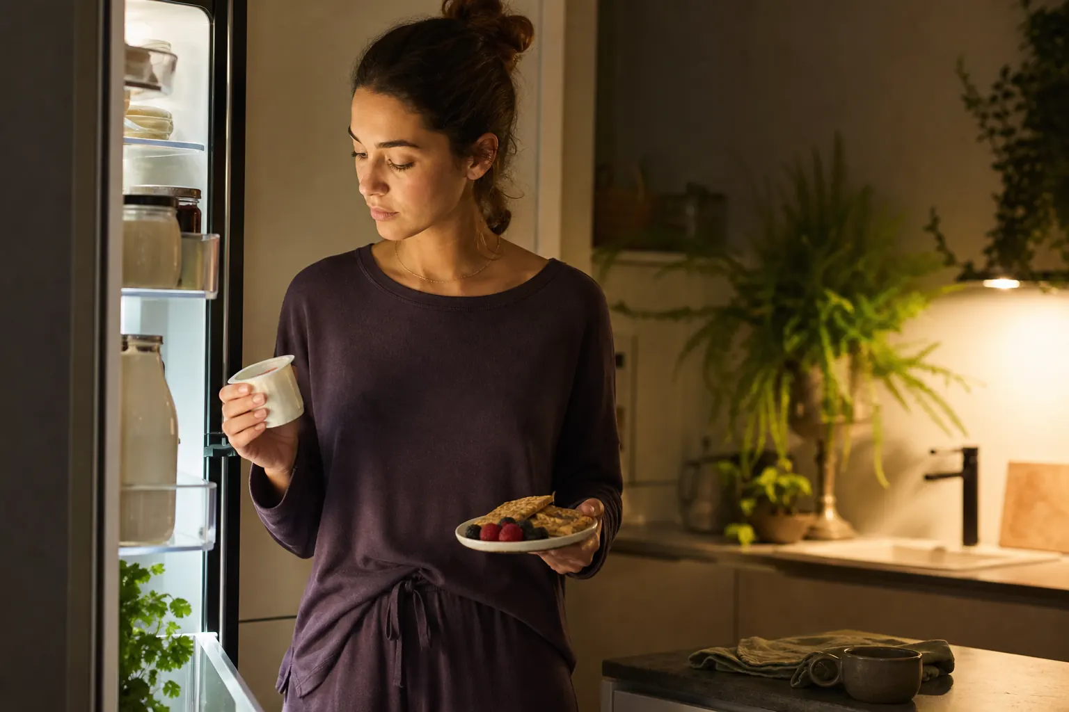 Editorial image for What you should eat if you get hungry late at night ?