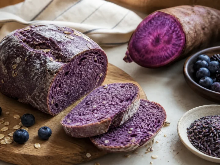 Editorial image for Purple bread: healthy purple bread