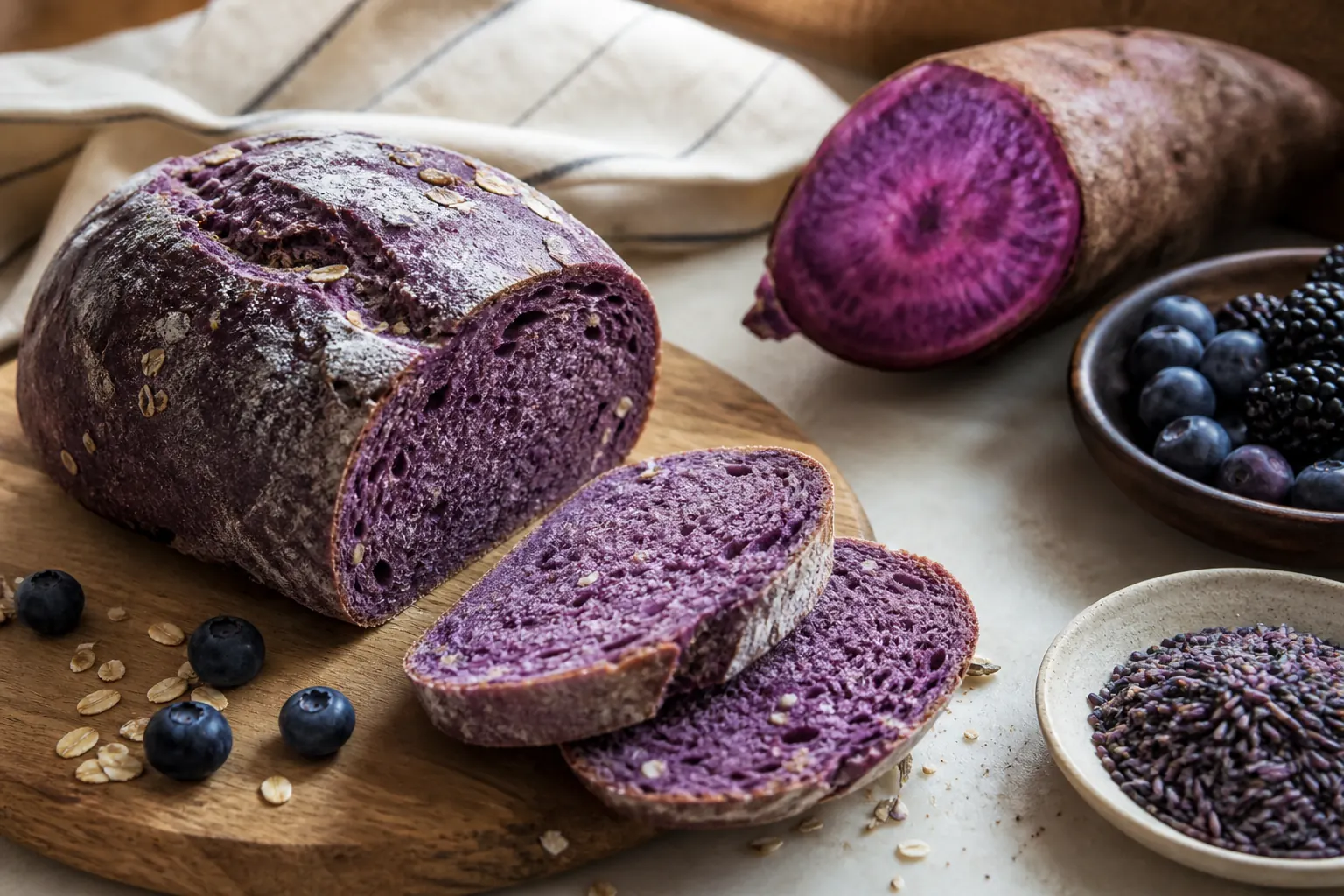 Editorial image for Purple bread: healthy purple bread